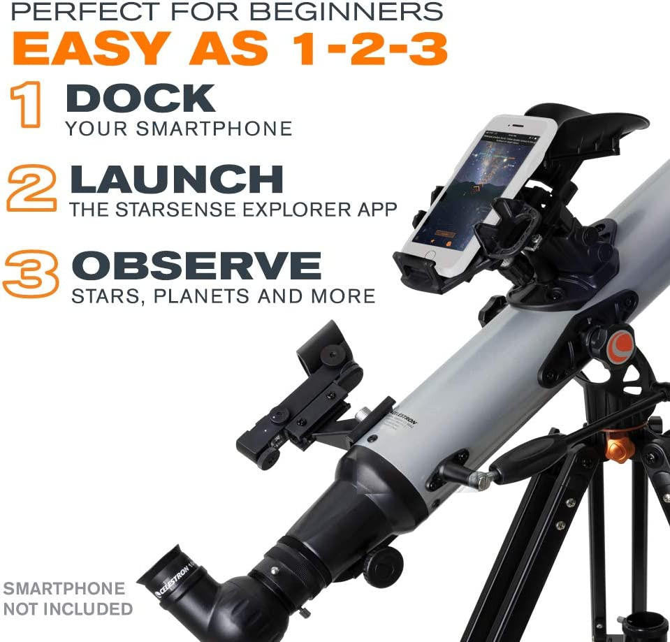 Celestron StarSense Explorer LT80 Refractor Telescope 22451